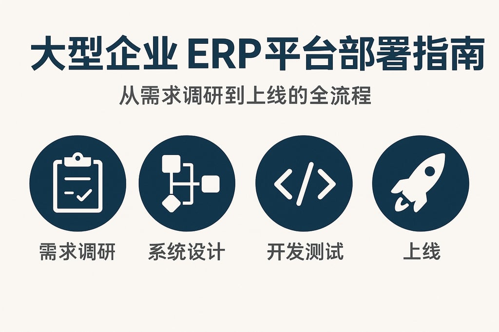 大型企业 ERP 平台部署指南：从需求调研到上线的全流程